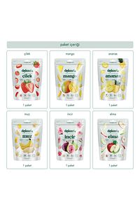 Freeze Dried Kuru Meyve 6'lı Tanışma Paketi ürün fotoğrafı