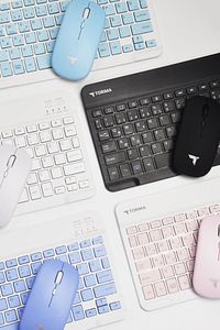 Siyah Tmk-04 Bluetooht Kablosuz Klavye Mouse Seti ürün fotoğrafı