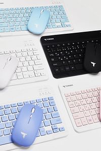 Beyaz Tmk-04 Bluetooth Kablosuz Klavye Ve Mouse Seti ürün fotoğrafı