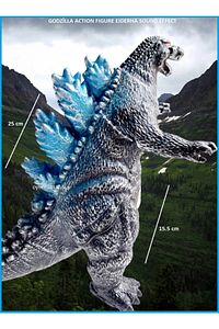 Godzilla 25 Cm Sesli Soft Dinozor Aksiyon Figürü Dinazor ürün fotoğrafı