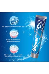 White System Diş Macunu 2 Haftada Daha Beyaz Dişler 75 ml X4 Adet ürün fotoğrafı