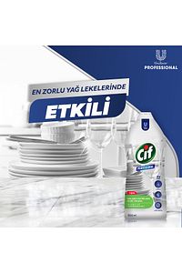 Profesyonel Bulaşık Deterjanı Elde Yıkama Yağ Leke Çıkarıcı 1500 ml X3 ürün fotoğrafı