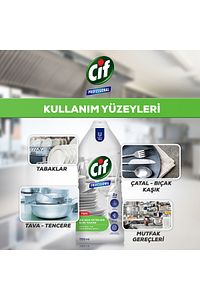 Profesyonel Bulaşık Deterjanı Elde Yıkama Yağ Leke Çıkarıcı 1500 ml X3 ürün fotoğrafı