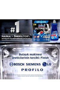 Ultimate Hepsi Bir Arada Bulaşık Makinesi Deterjanı  Kapsül Tablet  170 Adet (85 x 2'li) ürün fotoğrafı