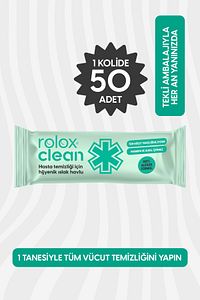 Clean - 50 Paket – Hasta Temizliği Için Hijyenik Islak Havlu ürün fotoğrafı