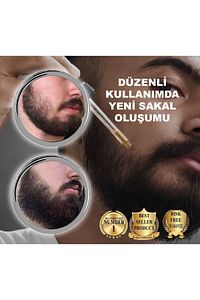Sakal Dolgunlaştırıcı Ve Canlandırıcı Bakım Serumu& Sakal Serumu&beard Oil&bıyık Serumu ürün fotoğrafı