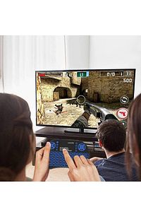 TV PC Ps3 Ps4 Ps5 Projeksiyon Cihazı Klavyeli Gamepad Oyun Konsolu Klavye Mouse Touchpad Set ürün fotoğrafı