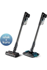 8000 Serisi Aqua Plus Xc8053/01 Şarjlı Dikey Süpürge Ve Xv1700/01 4'lü Mikrofiber Ped Hediye ürün fotoğrafı