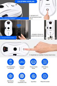 Akıllı Cam Silme Robotu - Vakumlu Cam Silme - Cam Temizleme Robotu ürün fotoğrafı