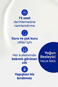 Besleyici Vücut Sütü 400ml, Kuru Ve Çok Kuru Ciltler, 72 Saat Nemlendirici, Badem Yağı ürün fotoğrafı