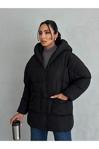 Puffer Yarasa Şişme Oversize Mont ürün fotoğrafı