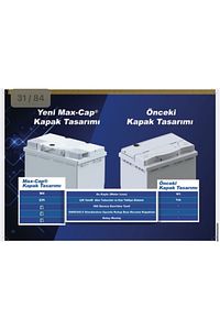 12 Volt 60 Amper Akü- 12v 60 Ah Aku ürün fotoğrafı