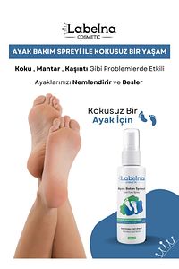 Ayak Koku Önleyici,Kaşıntı Giderici ve Nemlendirici Bakım Spreyi ( onarıcı,yatıştırıcı) 100 ML ürün fotoğrafı
