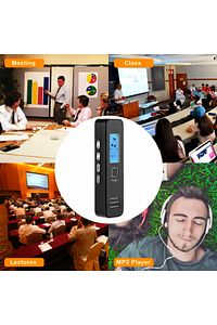 Dijital Mini Ekranlı 32GB Ses Kayıt Cihazı MP3 Çalar Ders Kaydı Röportaj Kaydı KB60 ürün fotoğrafı