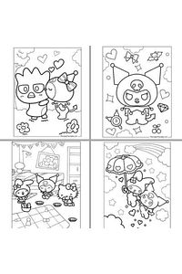 Kuromi Boyama Kitabı Stickerlı (16 SAYFA) ürün fotoğrafı
