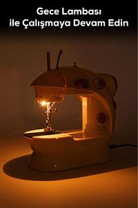 Mini Ev Tipi Dikiş Makinesi ürün fotoğrafı