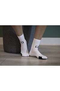 4'lü Paket Reflektörlü Nem Emici Özelliğe Sahip Spor Çorabı Koşu Çorabı Fitness Çorabı ürün fotoğrafı
