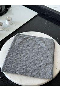 ( 3 Adet ) Mikrofiber Mutfak Temizlik Bezi 40*40 Cm Leke Tutmaz Koku Yapmaz ürün fotoğrafı