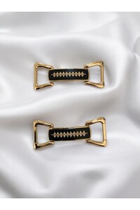 Zigzag Taşlı Metal Toka Ayakkabı Çanta Kemer Bilezik Hobi Ürünleri Için Aksesuar ürün fotoğrafı
