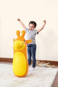 Bop Bags Zürafa Desenli Hacıyatmaz 89 Cm Sulu Hacı Yatmaz ürün fotoğrafı