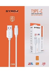C109 Type-c Girişli 18w 3.0a Hızlı Şarj Ve Data Kablosu ürün fotoğrafı