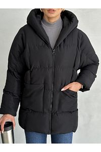 Puffer Yarasa Şişme Oversize Mont ürün fotoğrafı
