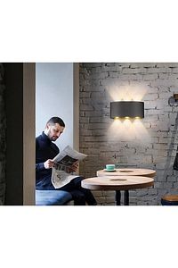 8011 10w Led Aplik Marka Aydınlatma Çift Taraflı Led Dekoratif Duvar Aplik - Gün Işığı ürün fotoğrafı