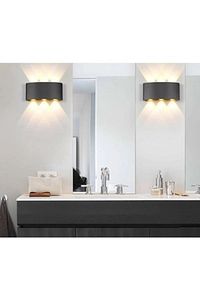 8011 10w Led Aplik Aydınlatma Çift Taraflı Led Dekoratif Duvar Aplik Suya Ve Toza Karşı Dayanıklı ürün fotoğrafı