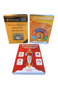 Hafıza Teknikleri - Jet Ingilizce - Jet Kelimeler Ve Mobil Uygulama (İNGİLİZCE ÖĞRETEN SET) ürün fotoğrafı