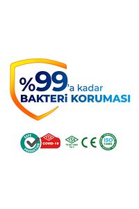 Elastik Kulaklı Çocuk Kıds Maske 100 Adet ürün fotoğrafı