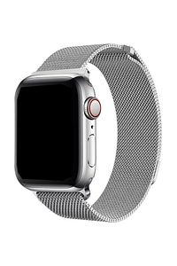 Apple Watch 2 3 4 5 6 42 Mm 44 Mm Hasır Örgü Metal Milano Kordon ürün fotoğrafı
