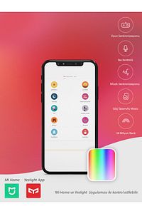 Xiaomi Smart Led Bulb W3 Rgb Akıllı Led Ampül ürün fotoğrafı