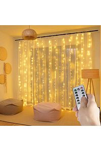 Kumandalı 8 Ayrı Moda Sahip 3mx3m ( 300 Cm X 300 Cm ) Perde Led Peri Led Usb ürün fotoğrafı