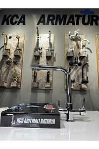 Kca Lüx 3 Yollu Arıtma Bataryası Arıtma Çıkışlı Mutfak Eviye Batarya Sıcak-soğuk Mix ürün fotoğrafı