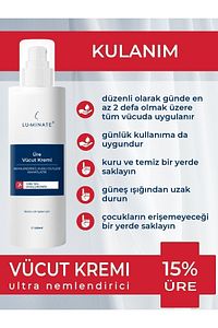 %15 Üre Içerikli Vücut El Ve Ayak Losyonu Kuru Ciltler Için Üreli Su Bazlı Nemlendirici Çatlak Topuk ürün fotoğrafı