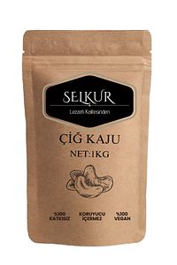 Çiğ Kaju 1kg(DOYPACK AMBALAJ, TUZSUZ) ürün fotoğrafı