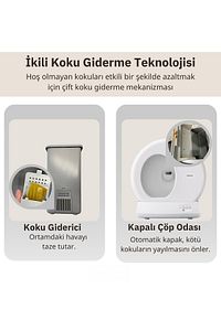 Ucat C10 Pro Kameralı Akıllı Otomatik Kedi Tuvaleti - Güvenli Ve Hijyenik Çözüm ürün fotoğrafı