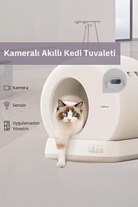 Ucat C10 Pro Kameralı Akıllı Otomatik Kedi Tuvaleti - Güvenli Ve Hijyenik Çözüm ürün fotoğrafı