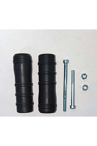 APACHE RTR 200 uyumlu  MOTOSİKLET TAKOZU 2 Li Set Siyah ürün fotoğrafı