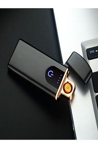 Parmak Izli Dokunmatik Usb Şarjlı Çakmak ürün fotoğrafı
