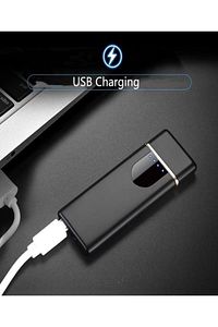 Parmak Izli Dokunmatik Usb Şarjlı Çakmak ürün fotoğrafı