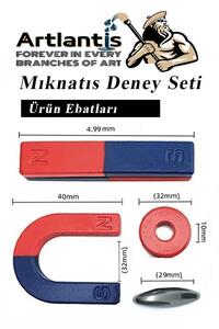 Mıknatıs Seti 1 Paket Deney Malzemesi Okul Projeleri İçin Manyetik Mıknatıs Deney Oyun Seti Eğitici ürün fotoğrafı