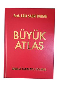 Büyük Atlas Citli 104 Sayfa 1 Adet Kanaat Yayınları Büyük Atlas Ciltli Prof. Faik Sabri Duran 22x32 ürün fotoğrafı