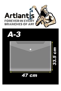A3 Çıtçıtlı Dosya Şeffaf 5 Adet A-3 Çıtçıtlı Zarf Dosya Transparan 47x33.5 Cm Büyük Boy Çıtçıtlı Dos ürün fotoğrafı