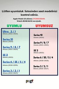 Watch Uyumlu Seri 1/2/3/4/5/6/se/7/8/9 Ultra/ultra2 42-44-45-49mm - S10(46MM) Kordon Alpin 42 ürün fotoğrafı
