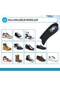3 Cm Boy Uzatıcı Tabanlık Gizli Boy Uzatan Tabanlık Boy Uzatma Tabanı Siyah ürün fotoğrafı