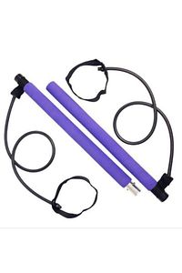 Portable Pilates Studio Jimnastik Egzersiz Çubuğu Pilates Direnç Lastiği ürün fotoğrafı