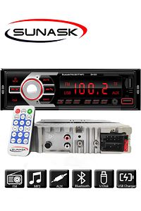 Sn-215 Çift Usb'li Bluetooth Oto Teyp Araba Teyibi Kumandalı Oto Teyip Mp3 Çalar Amfi Çıkışlı ürün fotoğrafı