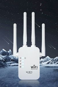 6 Antenli Wifi Repeater Sinyal Güçlendirici Access Point 300mbps Kablosuz Kolay Kurulum Repeater ürün fotoğrafı