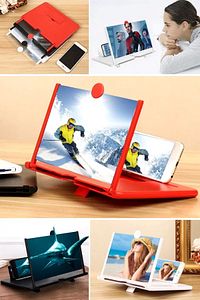Yeni Kr Telefon Ve Tablet Ekran Büyütücü Aparat Kırmızı Kampanyalı ürün fotoğrafı
